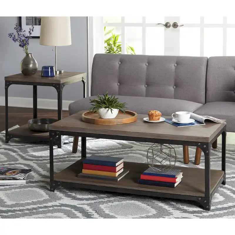 Table basse industrielle vintage Simple Living Scholar